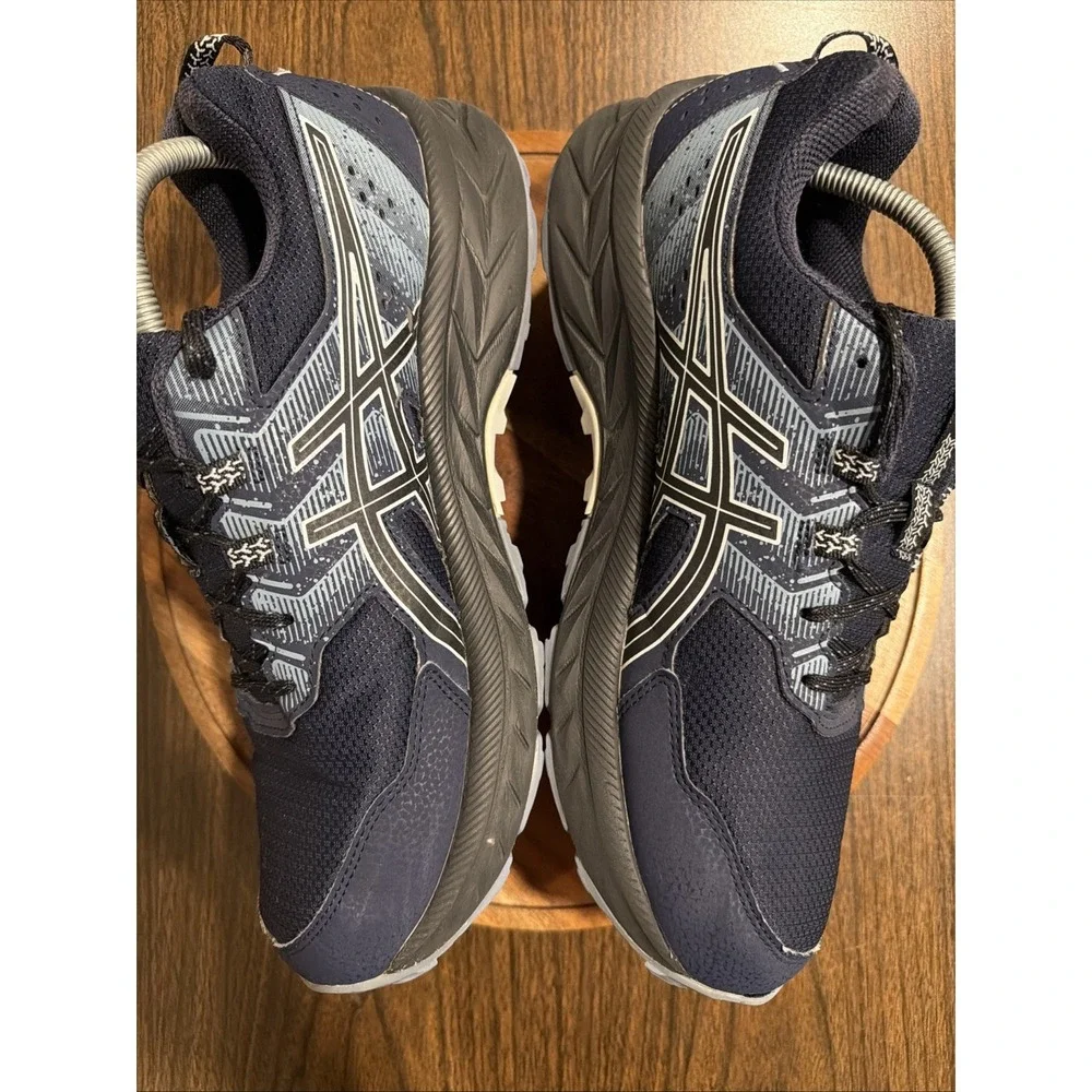 ASICS GEL-Venture 9 Shoes Mens Size 10.5 Blue Trail Running Sneakers 1011B486